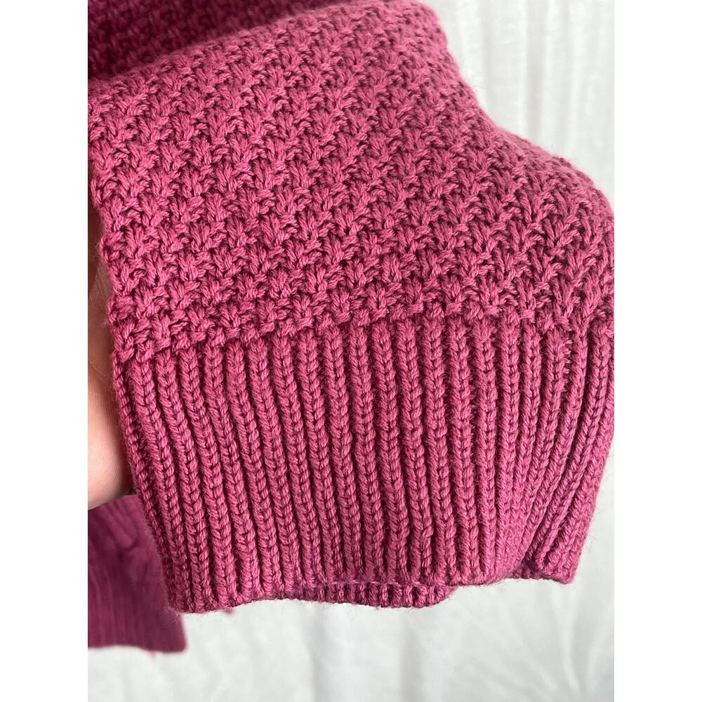 EUC Sonoma women's cable knit crew neck sweater in mauve, size XXL - Picture 5 of 10
